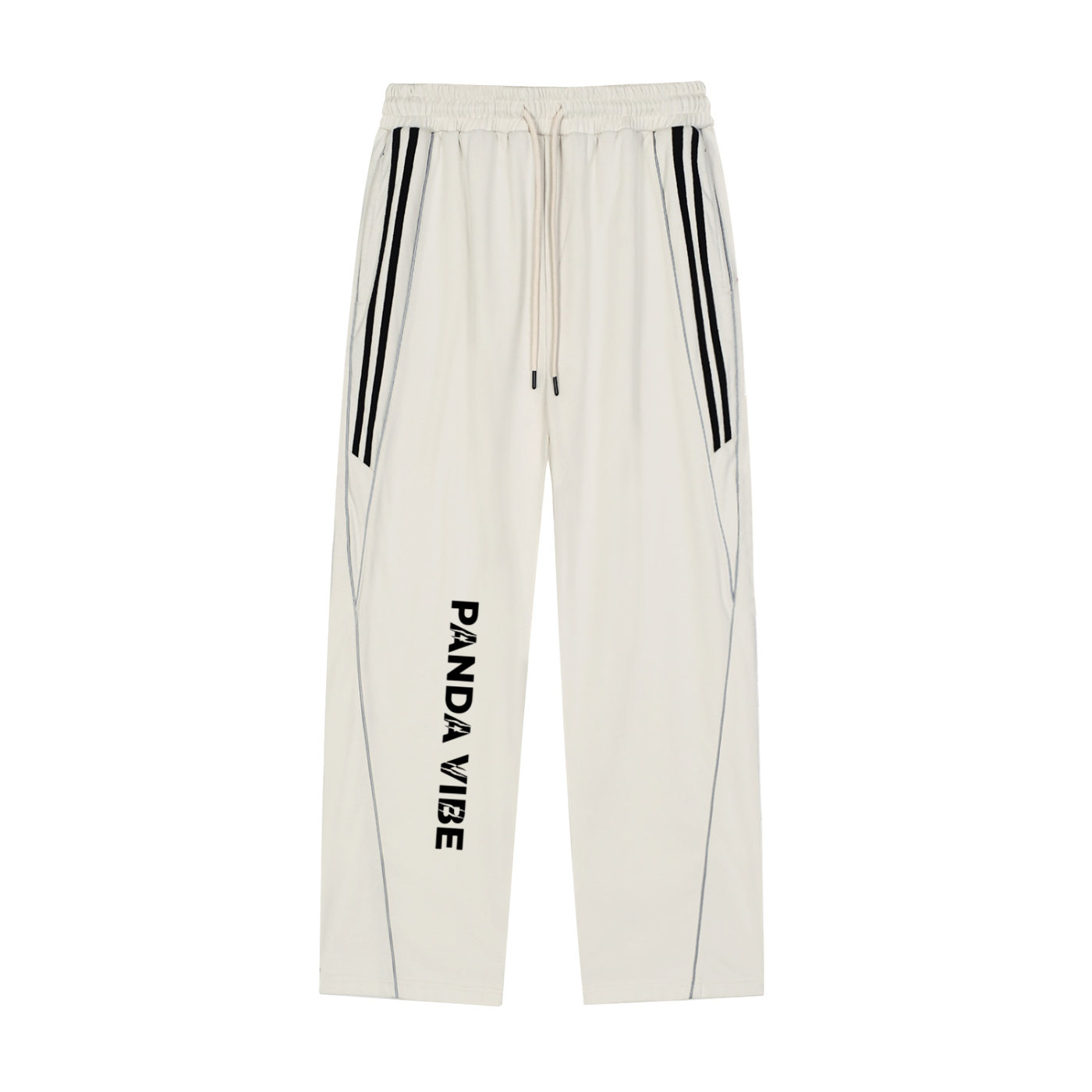 Reflection Striped Straight-Leg Sweatpants